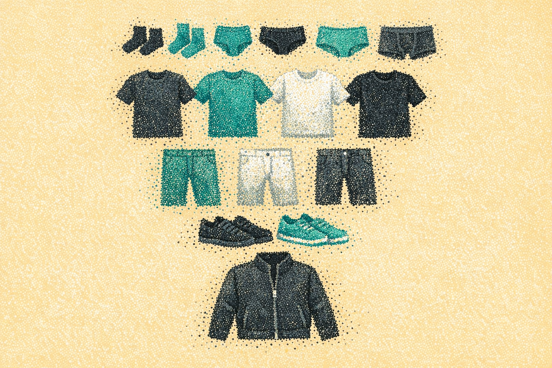 The 5-4-3-2-1 Packing Method (Explained for Real Trips)