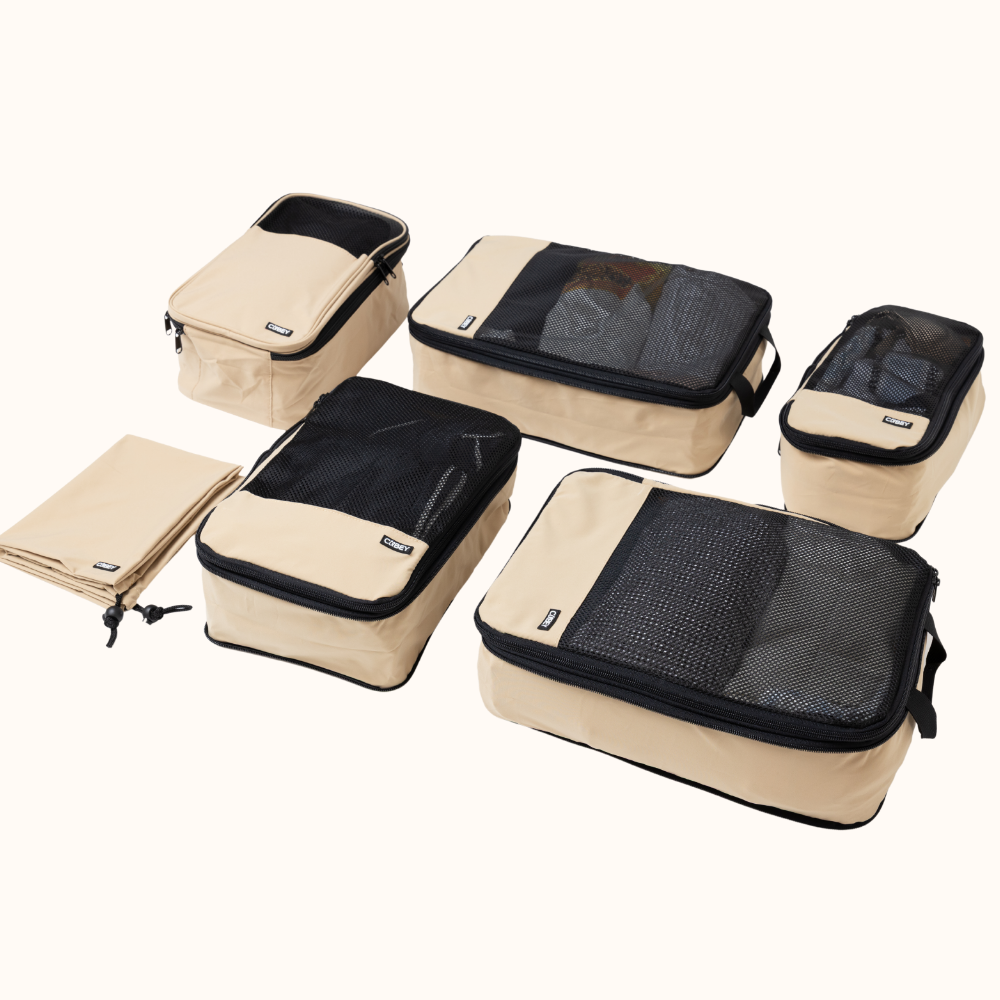 Signature Packing Cube Set (Sand)