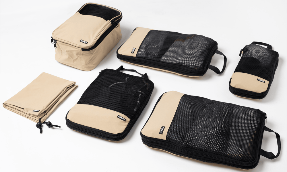 Compression Packing Cube Set (Sand)